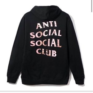 Anti Social Social Club ‘Stressed’ Hoodie in Small